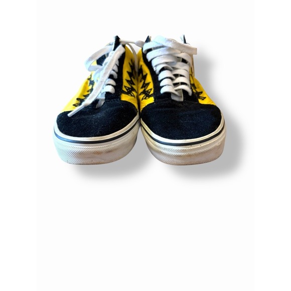 VANS x Peanuts Old Skool Charlie Brown Vans x Peanuts 2017 Yellow Black US Sz 7 - Picture 2 of 11